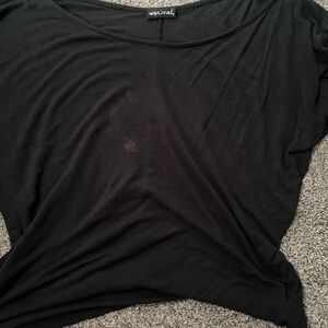 Wet Seal Classic Black Short Sleeve Top